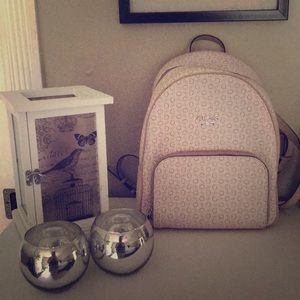 Light pink Guess backpack